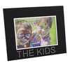 Black Glass The Kids Photo Picture Frame 5" x 3.5"