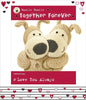 Together Forever Love You Always Adorable Boofle Valentine Greeting Card