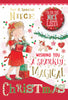 For a Special Niece Sparkly Magical Christmas Card