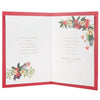 Floral Design Grandparents at Christmas Greeting Card