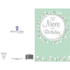 Pretty Flowers Circle Niece Birthday Card