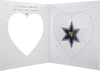 Classic 3D Heart Design Dad Christmas Card