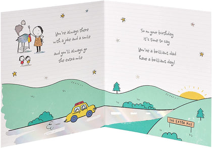 Cute Poem Dad Birthday Card