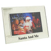 Me And Santa Silver Plated 6" x 4" Photo Frame