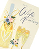 Contemporary Design Wife Anniversary Card