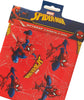 Spiderman Packaged Wrap Birthday Wrapping Paper 2 Sheets and 2 Tags