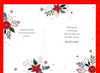 For A Lovely Niece Stunning Poinsettia Christmas Card