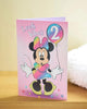 Aged 2 Disney Minnie Mouse 2nd Birthday Card For Girl