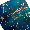 Contemporary Party Confetti Design Birthday Card for Grandpa