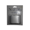 Mr & Mrs Car Ribbon Decoration White