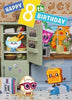 Age of 8 Moshi Monsters 3D Holographic 8th Birthday Card