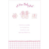 Pretty Pink New Baby Girl Greeting Card