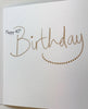 40 Time to Celebrate Birthday Card Black & Gold