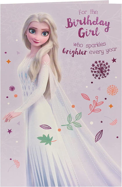 Disney Frozen Princess Elsa Birthday Card