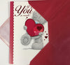 Love You So Much Tatty Bear Holding Heart Valentine's Day Card