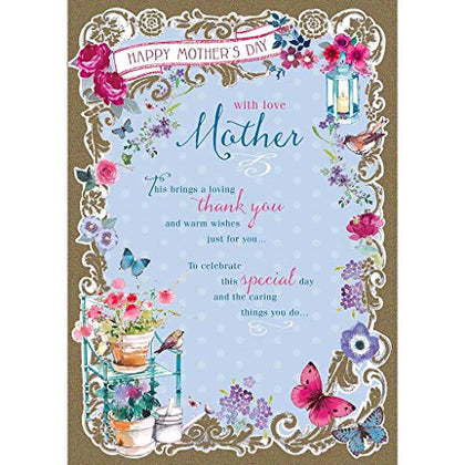 With Love Mother Wishing Well Mother's Day Card