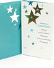 Wonderful Grandson Hanging Stars Age 18th Birthday Card