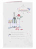 What Is An Anniversary? Sentiment Champagne & Strawberries Card