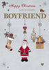 Wonderful Boyfriend Hanging Decoration Design Christmas Card