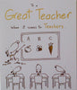 Great Teacher Greeting Card