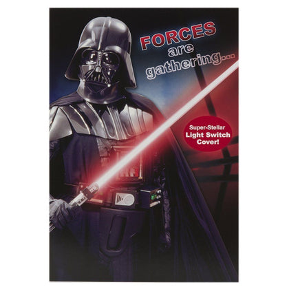 Star Wars Birthday Card 'Light Switch Cover' 