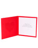 1 Year You Belong Together Red Glitter Heart Design Wedding Anniversary Card