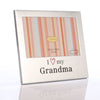 I Love My Grandma Beautiful Aluminium Photo Frame