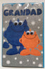 Grandad Monsters Foil Finished Christmas Card