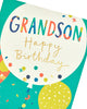 Contemporary Grandson Birthday Card