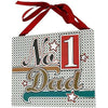 No1 Dad Laura Darrington Typography Collection Plaque