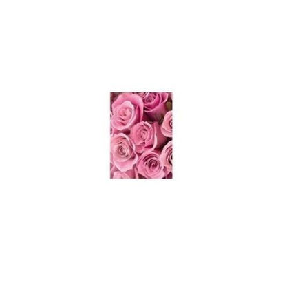 Pink Roses 3D Holographic Open And Balnk Card