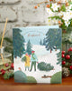 Husband Christmas Card from Wife with Beautiful Festive Scenery Design