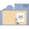 Dad You're The Me to You Bear Die Cut Design Father's Day Card