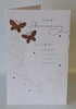 Butterflies Design Personalised Wedding Anniversary Card