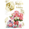 To a Special Sister On Your 60th Birthday Celebrity Style Greeting Card