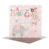 A Baby Girl New Baby Card