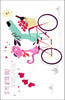 Cat And Dog On Bicycle Humour Valentine's Day Card