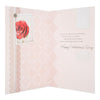 Lovely Verse Red Rose Valentine's Day Card "For You"