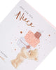 Just for You Niece Cute Nutmeg Birthday Card