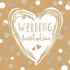 Hotchpotch Cards Wedding Invitation (Pack of 6)