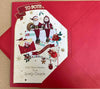 Both of You Lovely Santa Couple Christmas Card