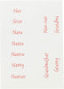 To A Special Nan Personalised Name With Sticker Christmas Card