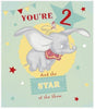 2nd Today Dumbo Disney Design Birthday Card