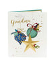 Wonderful Grandma Gold Foil Finished Christmas Card