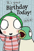 Sarah And Duck In Lounge Colour Me In Card Task Children Birthday Card