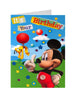 Pack of 6 Mickey Mouse And Pluto Design Birthday Cards