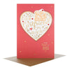 Forever Friends Girlfriend Valentine's Day Card "Love and Hugs" Large