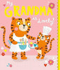 Grandma Tigers Baking Cut Out Edge Mother's Day Card