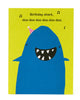 Funny Shark Birthday Card Humour