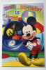 Pack of 6 Mickey Mouse At His Clubhouse Design Birthday Cards